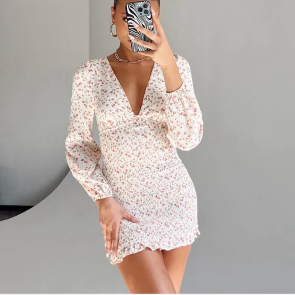 Princess Polly Sawyer Long Sleeve Mini Dress